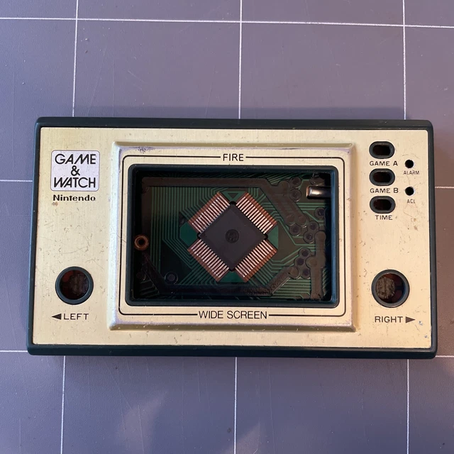 NINTENDO GAME & Watch Case, Board - Fire FR-27 #3 $29.95