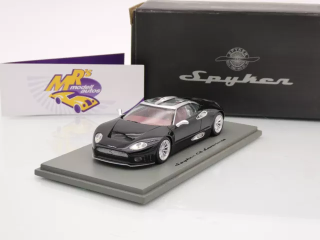 Spark REPSPY02 # Spyker C8 Laviolette Sportwagen Baujahr 2002 " schwarz "  1:43