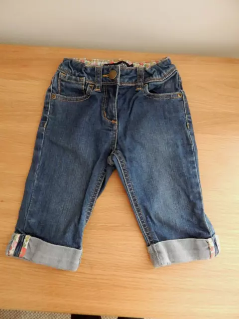 Mini Boden Girls Shorts Jeans Aged 3 Years