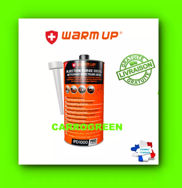 Nettoyant Injecteur Diesel Warm Up 1L Additif Carburant Formule Professionnelle