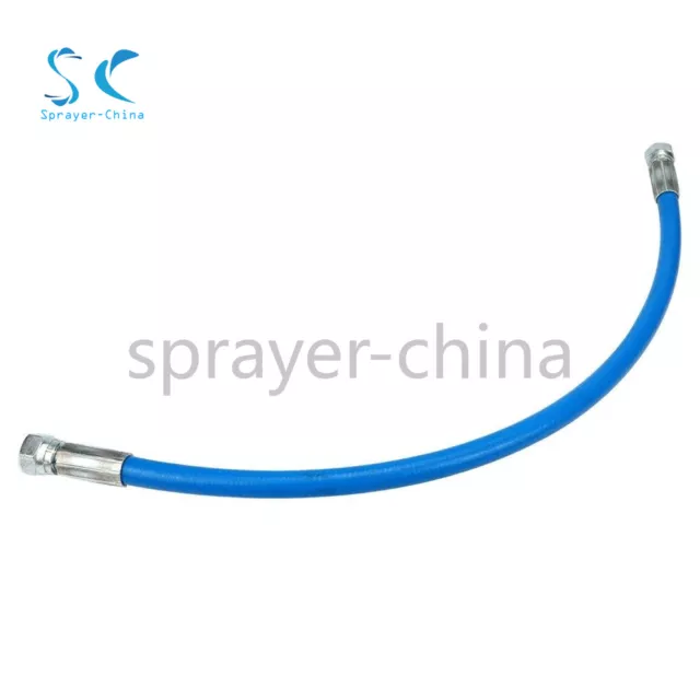 1/4" x 20" inch 3300psi Blue Airless Paint Sprayer Repair Hose Connecting Hose