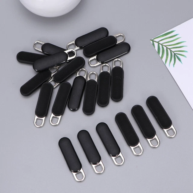 20 Pcs Zipper Repair Kit Zippers Jackets Pullers Backpack Metal