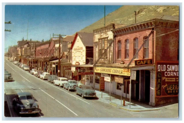 c1960's C Street Looking South Delta Saloon Virginia City Nevada NV Postcard