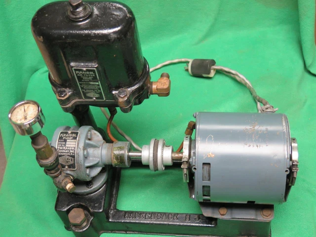 Kraissl Lubrication Oil Pump Model 60 Rotary Direct Drive 60-01Emd Oiler Lube