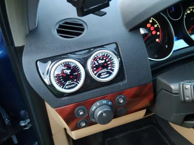Vauxhall Astra H MK5 Entlüftung zwei Stärke Pod Adapter LHD glänzend schwarz Kunststoff 3