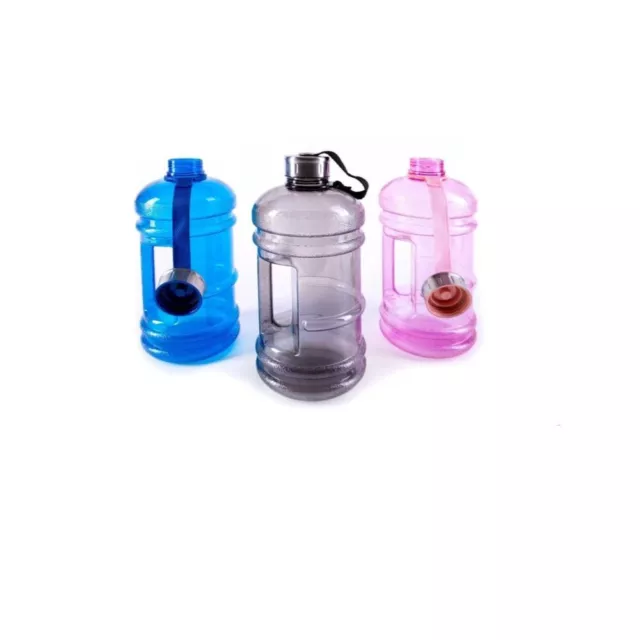 2.2L Water Bottle Large Durable BPA Free Plastic Sports Water Bottle Gym Office