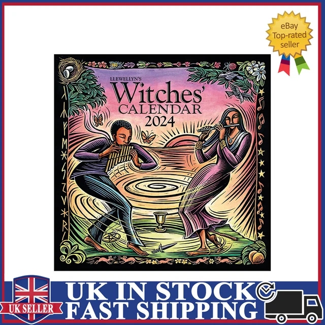 2025 LLEWELLYN'S WITCHES' Calendar Vintage Wall Decor NEW UK £12.49