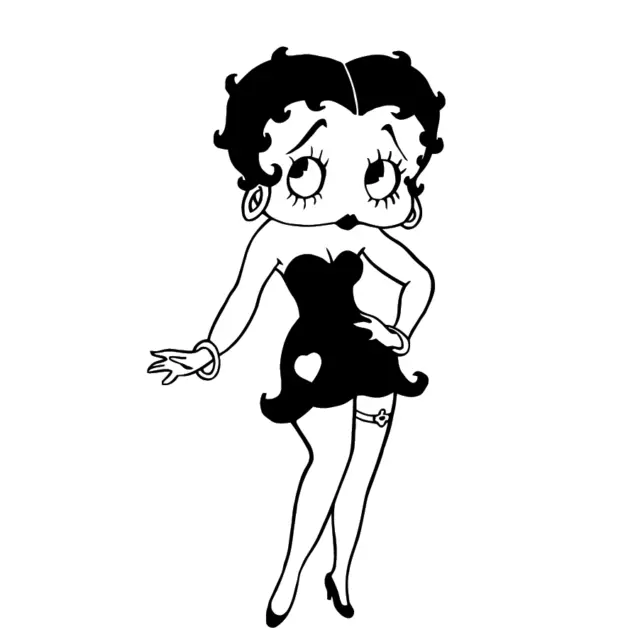 Stickers autocollant betty boop