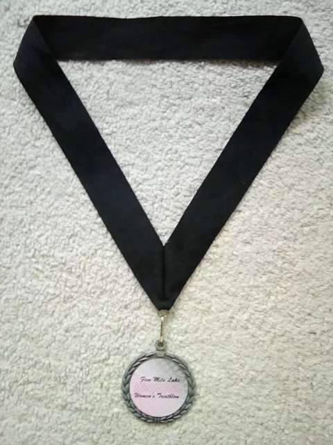 Five Mile Lake Women's Triathlon Medal