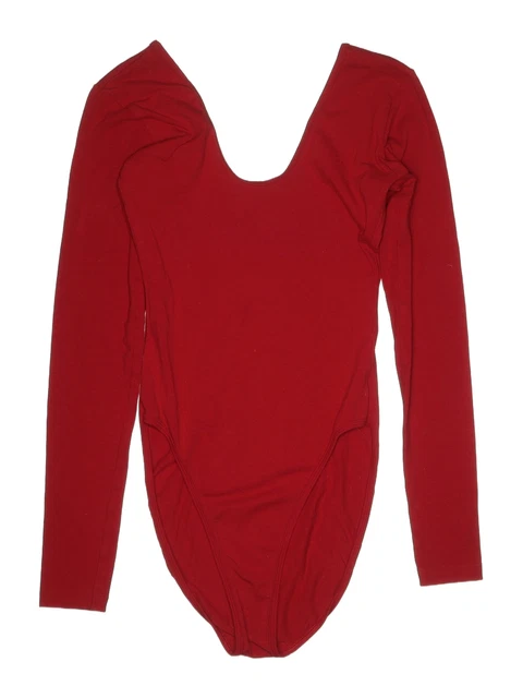 American Apparel Women Red Bodysuit M