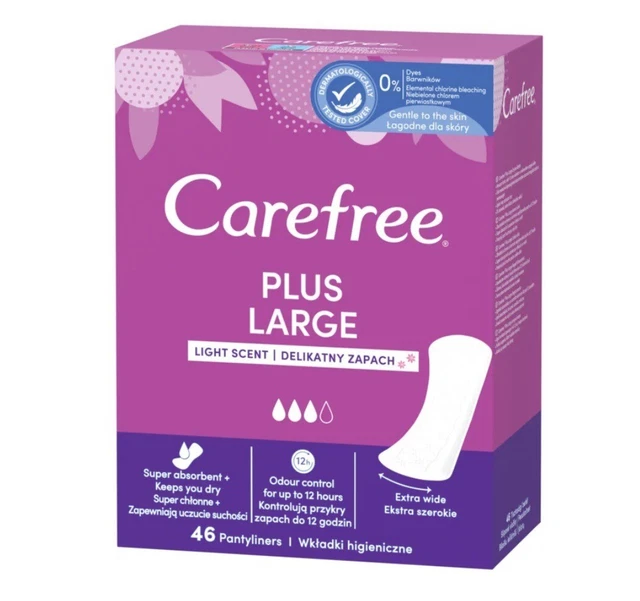 Carefree plus large Frischeduft Slipeinlagen 48 Stk