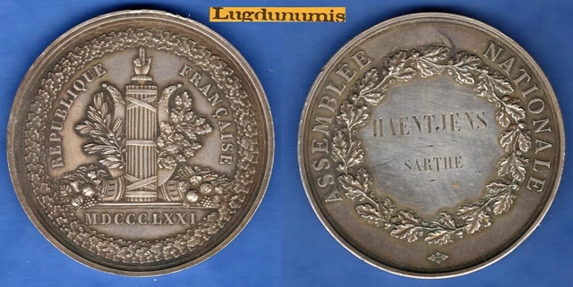 Médaille & Plaquette 1 argent 97g  Le semeur - Assurance Le