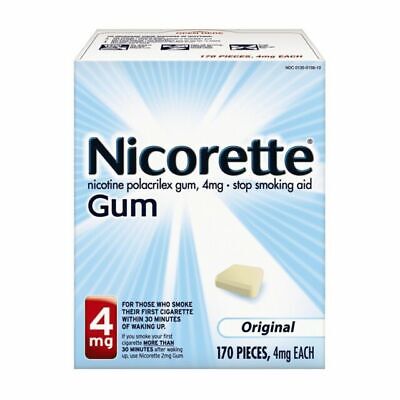 Chicorette 784761 goma de nicotina, 4 mg - 170 unidades