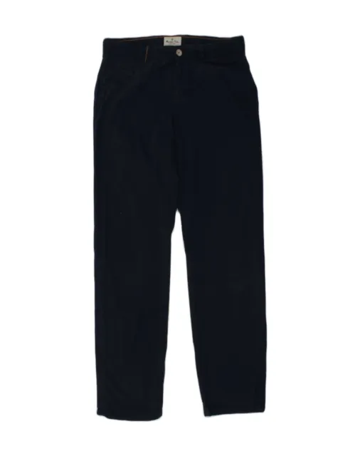 MASSIMO DUTTI Boys Straight Casual Trousers 9-10 Years W26 L27  Navy Blue AH15