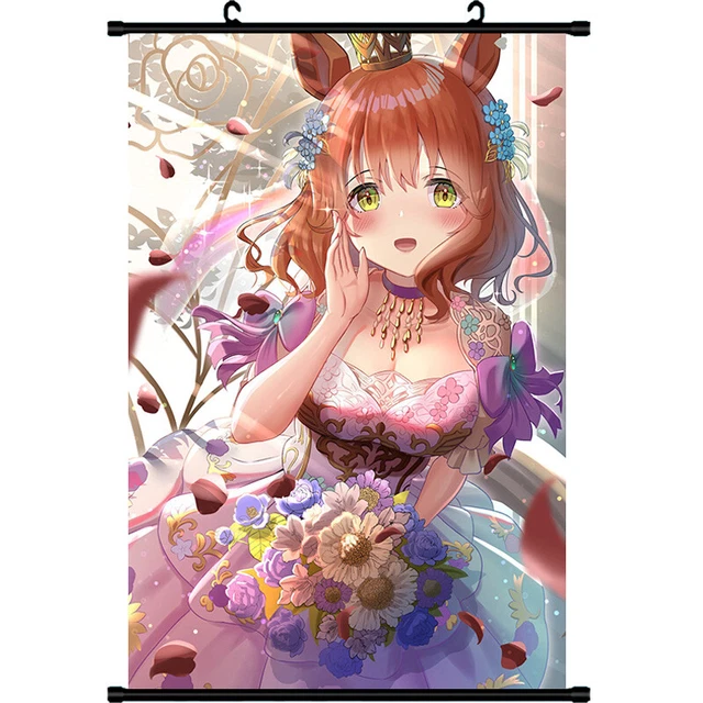 umamusume aston machan Cosplay HD Home Decor Scroll Painting Wall Art 60X90cm