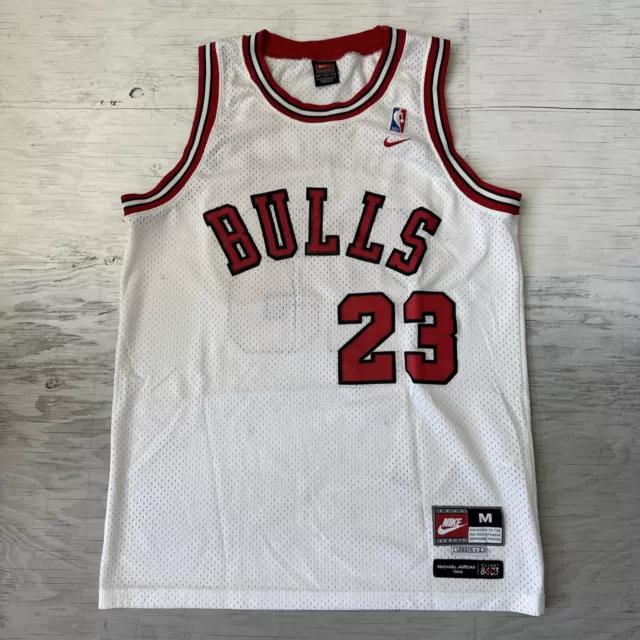 VTG NIKE MICHAEL Jordan #23 Chicago Bulls Basketball Jersey Medium ...
