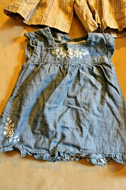 Large Baby Girls Clothes Bundle Age 3-6 Months Kids Joblot Dress Leggings Top 3