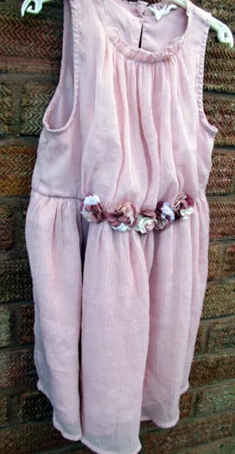 GIRLS LIGHT PINK PARTY/FORMAL OCCASION   DRESS  5 years from NEXT