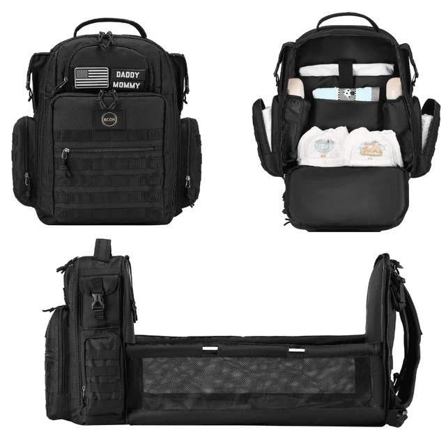 BCOH Diaper Bag Backpack Military Style with Changing Station, New, Never Used