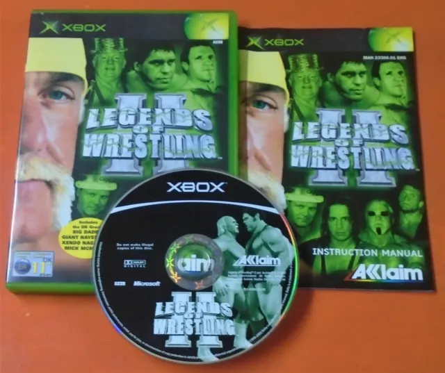 Wwe / Wcw Legends Of Wrestling 2 Xbox Excellent Condition