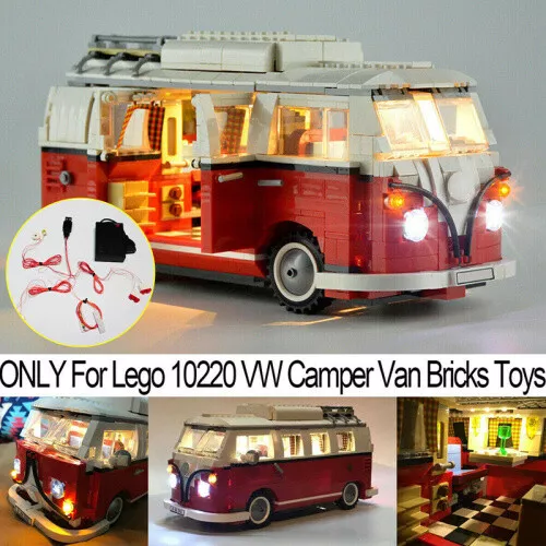 LED Beleuchtungsset für Lego VW Bus T1 Akku-Box 10220 Campingbus Creator Expert