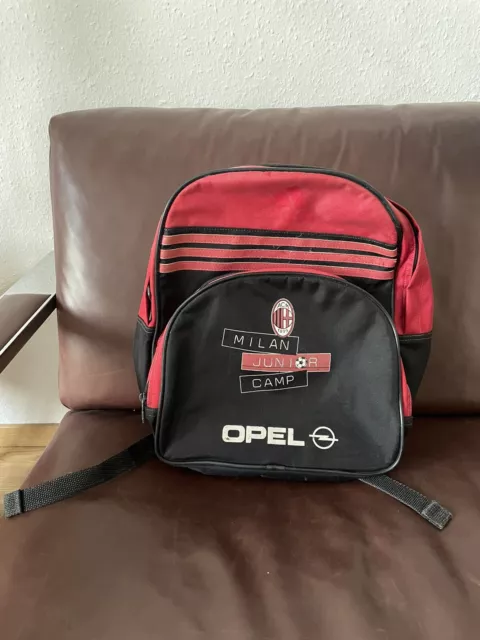 Adidas AC Milan Tasche Rucksack Backpack Zaino Opel Maldini Seedorf Vintage 90s