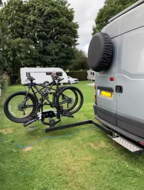 SWING OUT TOW Bar Frame Bike Rack Camper Transit Boxer Ducato Relay ...