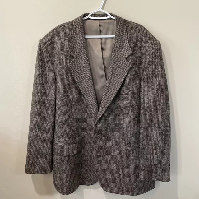 Vintage Hardwick Clothes Wool Tweed Sport Coat Blazer Jacket. Men's 48R