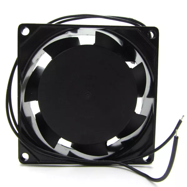 80mm AC220V Cooling Fan Electrical Cabinet Exhaust  2 Wires 8025 80*25mm