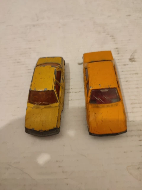 Lot 2 Voiture Mini Jet Norev   Peugeot 505 Sr Et Renault 18 Gts Vintage France