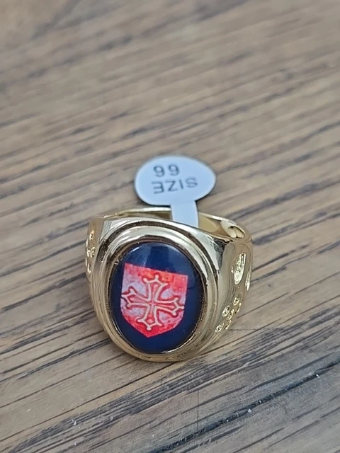 Bague Fantaisie Taille 57 (équivalent 9-46/A0-5) - Pierre Décorative - Occasion