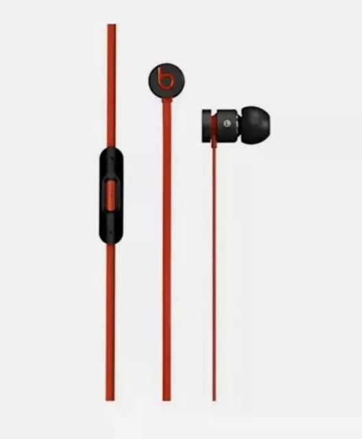 Genuine ibeats By Dr. Dre In-Ear Earphones Headphones Remote Mic Red/black.