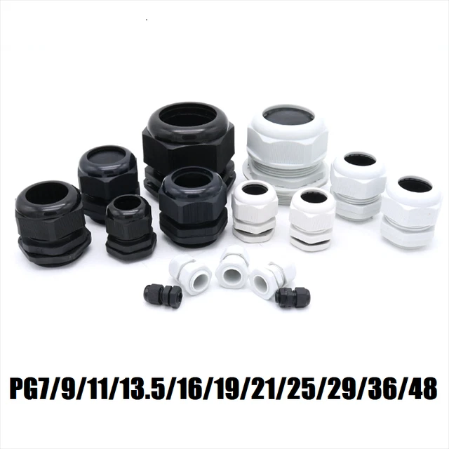 Raccordo cavo IP66 impermeabile PG7/9/11/13.5/16/19/21/25/29-48 grigio nero