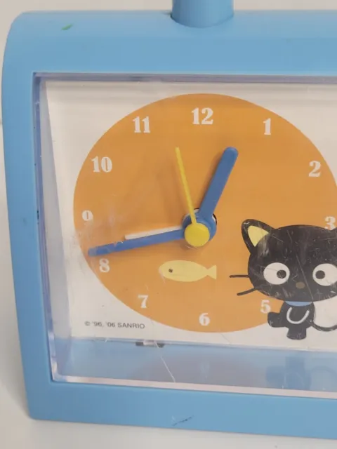 Vintage Sanrio Chococat Flip Calendar & Alarm Clock Blue - 2006 3