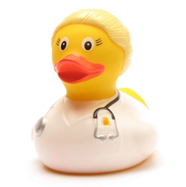 Paperella Di Gomma Nonno - Giocattolo Da Bagno Con Cigolio, Design Vintage - Foto 8