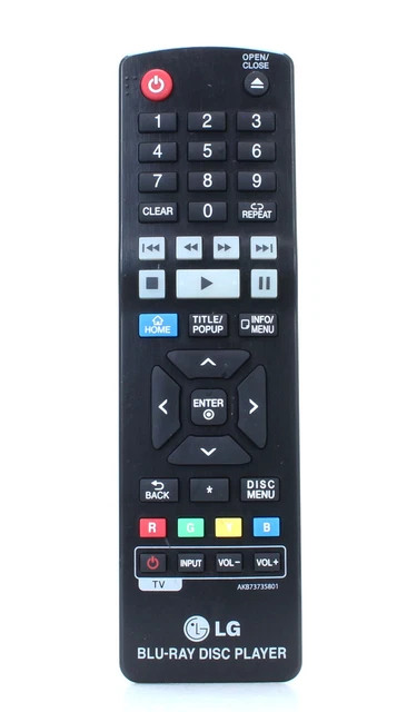 Télécommande Originale LG – Référence AKB73755488 – Garantie 6 Mois – Ouverte Mais Jamais Utilisée – Compatible De Nombreux Téléviseurs LG