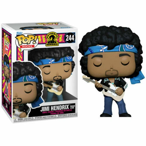 JIMI HENDRIX MAUI Live 3.75" Pop Rocks Vinyl Figure Funko 244 In Stock