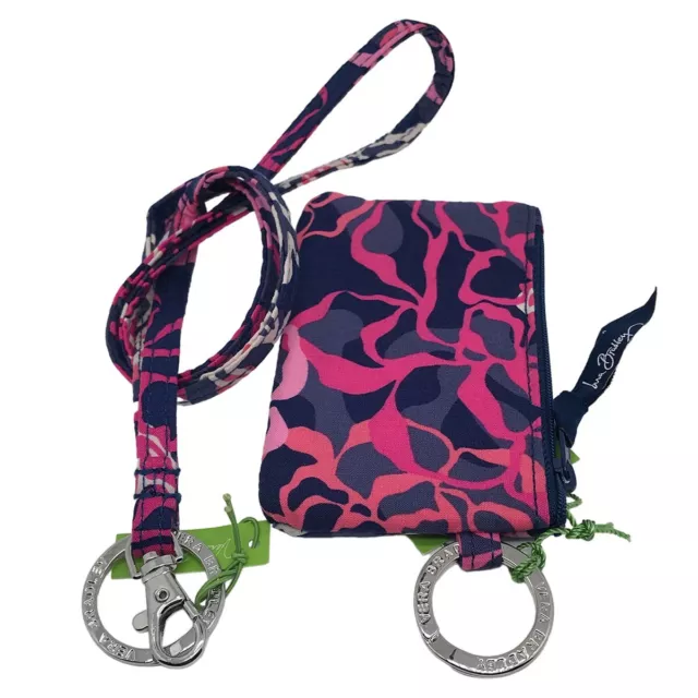 Vera Bradley Zip ID Case and Lanyard