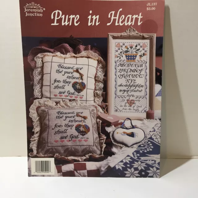Pure in Heart Cross Stitch Pattern Book Jeremiah Junction