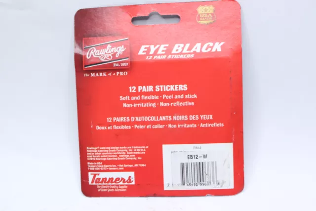 Rawlings Eye Black Stickers EB12 Purple