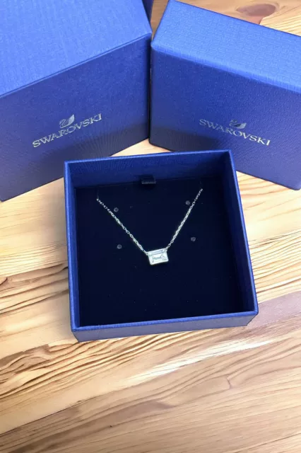 Swarovski Crystal Simple Necklace New In Box!