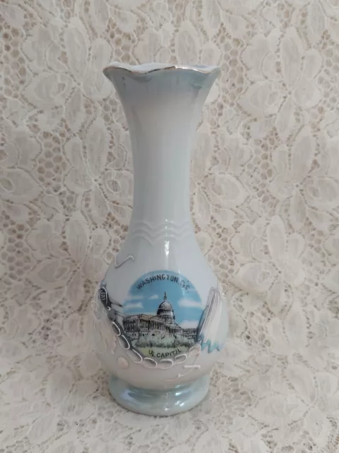 Vintage Washington D.C. Souvenir Vase Dragonware Dragon Ware