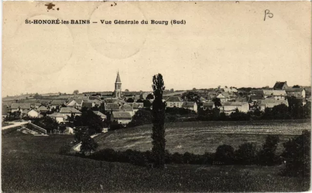 CPA St-HONORÉ-les-BAINS - general view of the BOURG (457067)