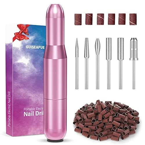 Taladro de uñas eléctrico Guiseapue para gel acrílico regalos para mujeres mamá porta...