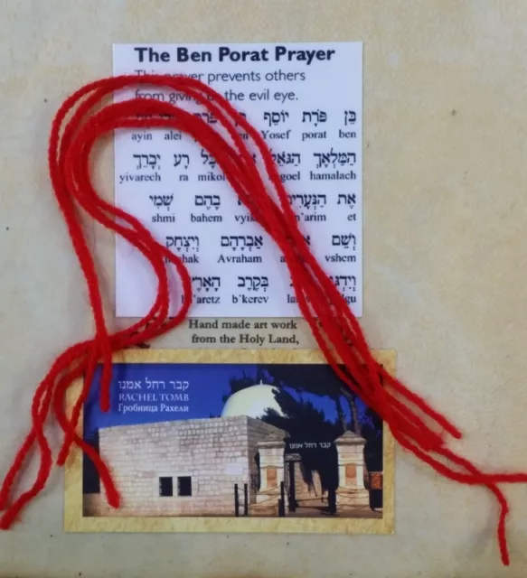 5 pcs Authentic Kabbalah Red String Protection Bracelet Rachel's tomb