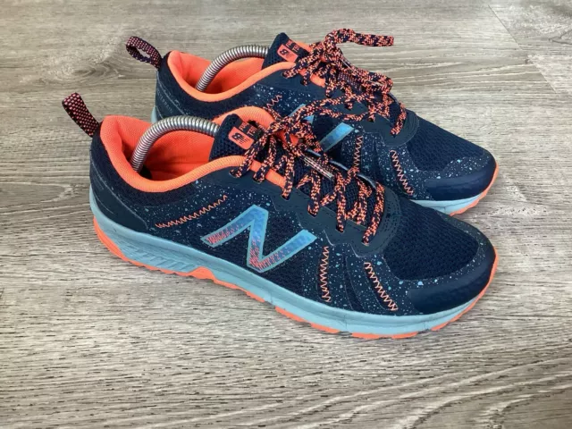 NEW BALANCE WT590 V4 Trail Running Womens Trainers Blue Size WT590RS4 UK 4 39.99 PicClick UK