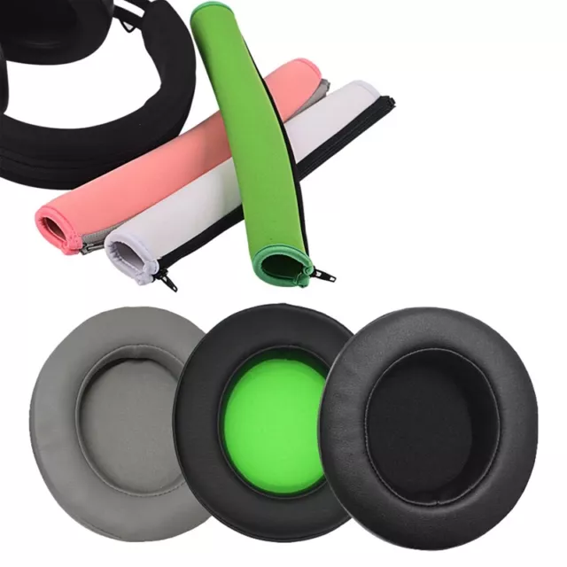 1Pair Ear Pads & Headband for Razer Kraken PRO 7.1 V2/Chroma V2 USB Gaming Pro