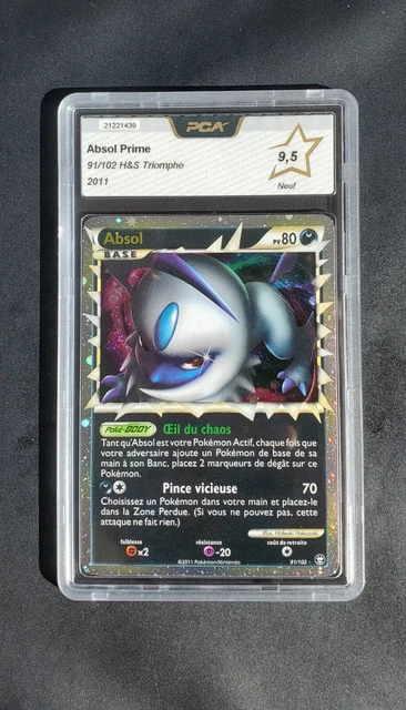CARTE POKÉMON ABSOL Prime 91/102 - HS Triomphe - FR - PCA 9,5 EUR 349 ...