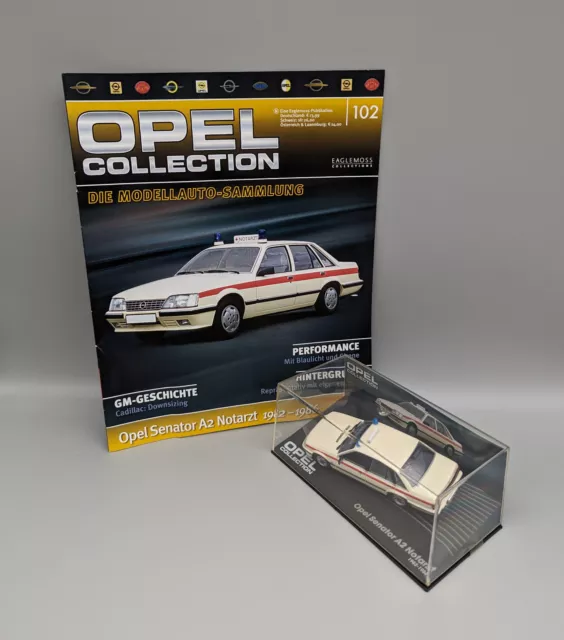 Opel Collection | n. 102 | Opel Senator A2 medico di emergenza | 1982-1986 | 1/43 | usato