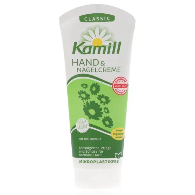 Kamill Classic Hand & Nagelcreme Bio-Kamille -vegan- spürbar festere Nägel 100ml